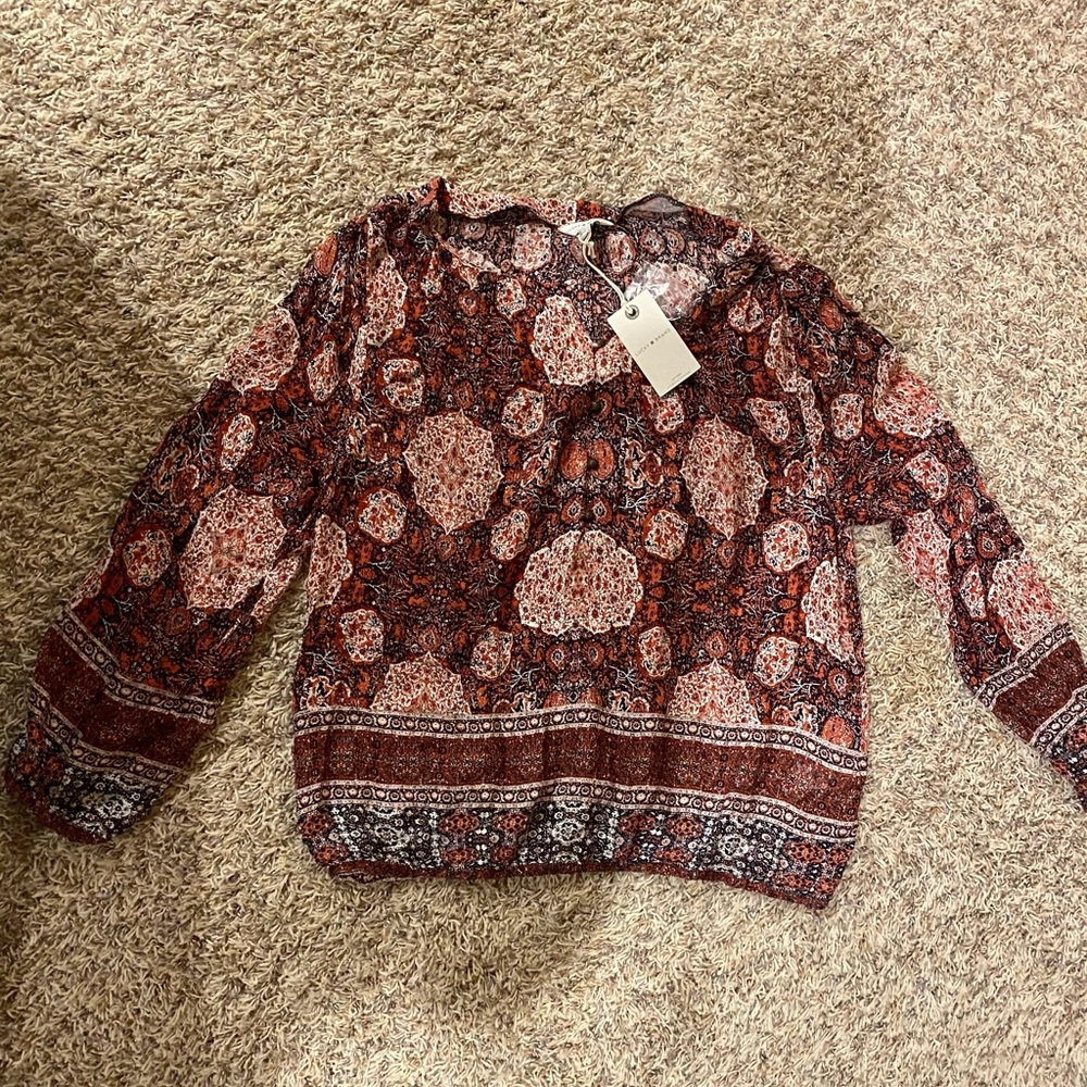 Lucky brand blouse size medium BNWT